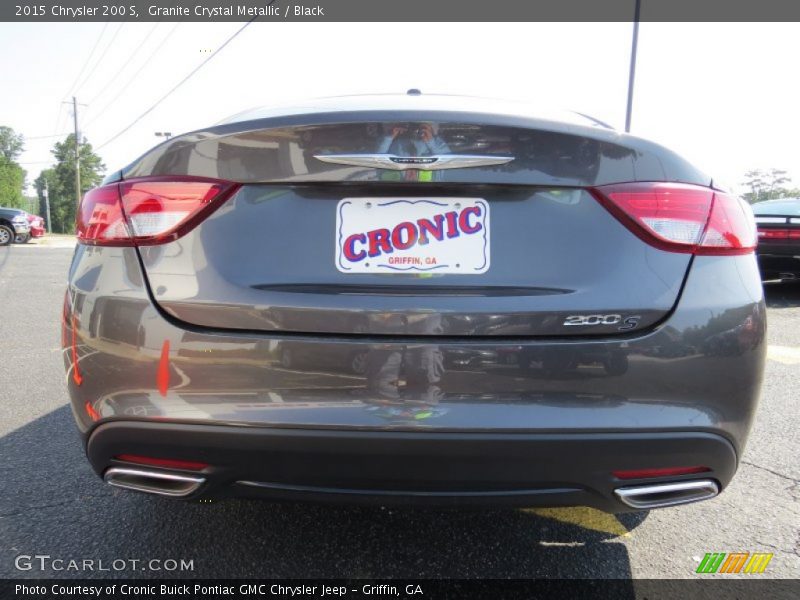 Granite Crystal Metallic / Black 2015 Chrysler 200 S