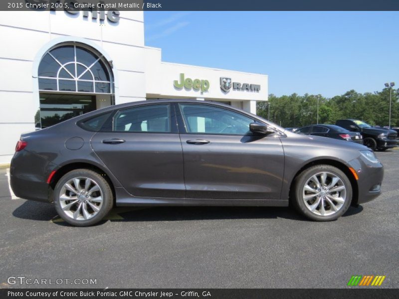 Granite Crystal Metallic / Black 2015 Chrysler 200 S