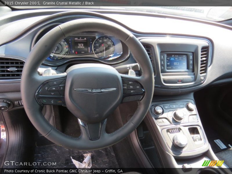 Granite Crystal Metallic / Black 2015 Chrysler 200 S