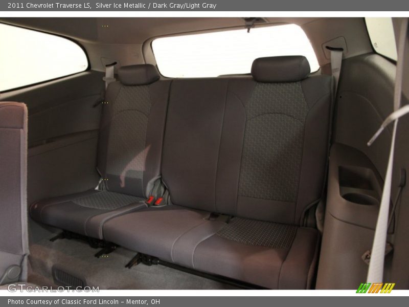 Silver Ice Metallic / Dark Gray/Light Gray 2011 Chevrolet Traverse LS