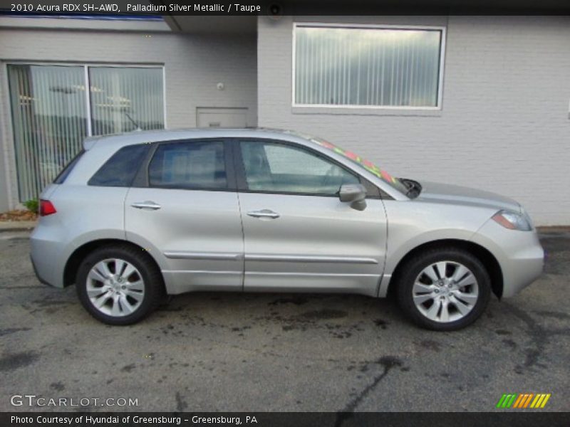 Palladium Silver Metallic / Taupe 2010 Acura RDX SH-AWD