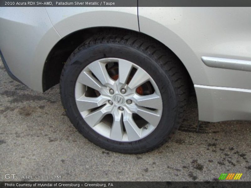 Palladium Silver Metallic / Taupe 2010 Acura RDX SH-AWD
