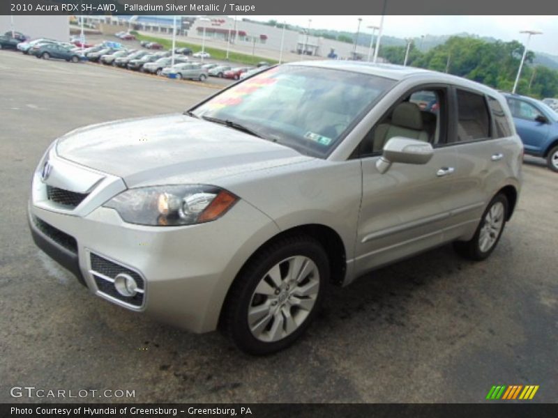 Palladium Silver Metallic / Taupe 2010 Acura RDX SH-AWD