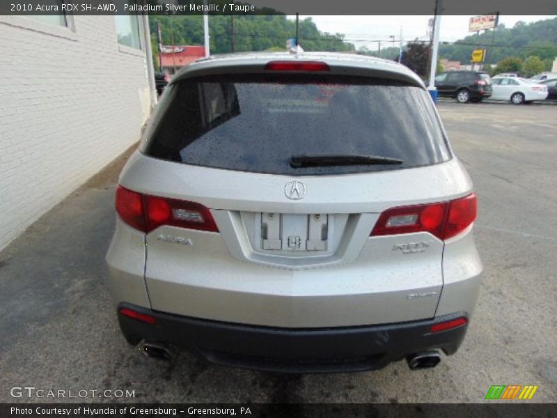 Palladium Silver Metallic / Taupe 2010 Acura RDX SH-AWD