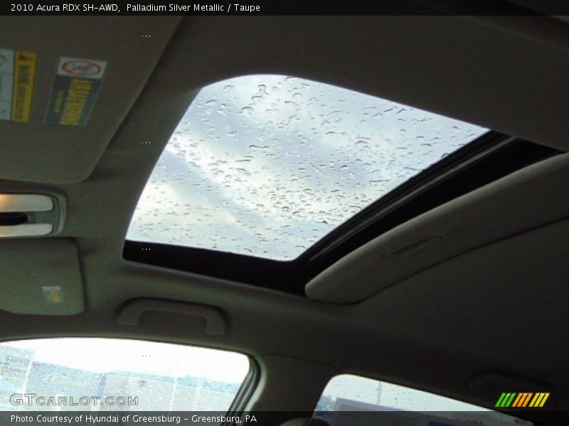 Palladium Silver Metallic / Taupe 2010 Acura RDX SH-AWD