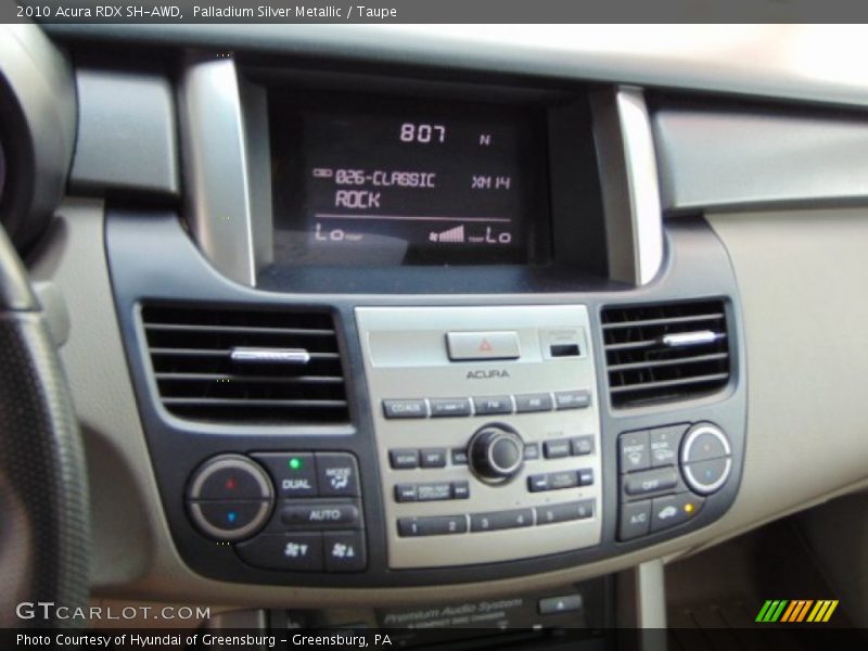 Palladium Silver Metallic / Taupe 2010 Acura RDX SH-AWD