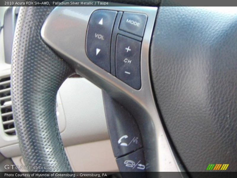 Palladium Silver Metallic / Taupe 2010 Acura RDX SH-AWD