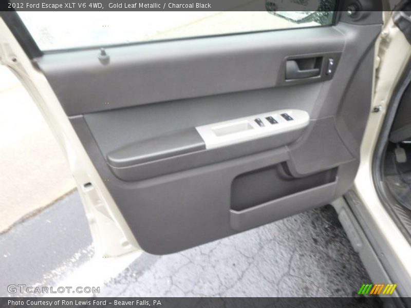 Gold Leaf Metallic / Charcoal Black 2012 Ford Escape XLT V6 4WD