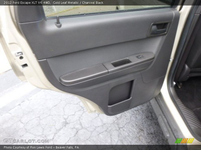 Gold Leaf Metallic / Charcoal Black 2012 Ford Escape XLT V6 4WD