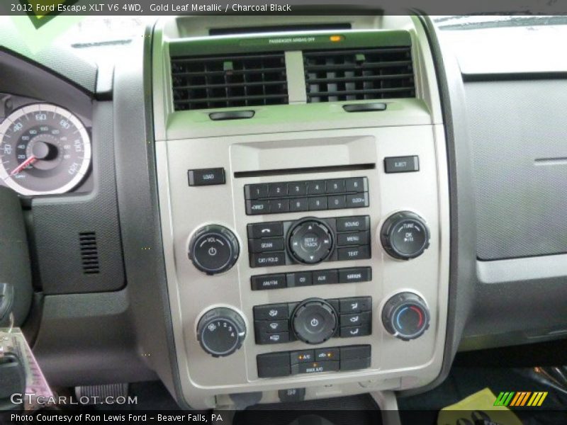 Gold Leaf Metallic / Charcoal Black 2012 Ford Escape XLT V6 4WD