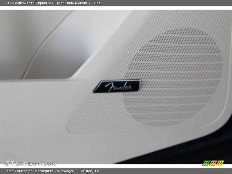 Night Blue Metallic / Beige 2014 Volkswagen Tiguan SEL