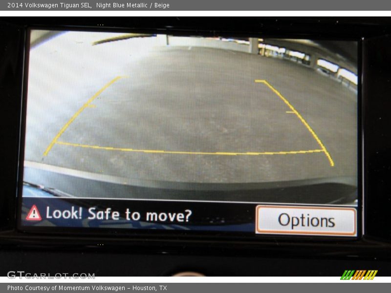 Night Blue Metallic / Beige 2014 Volkswagen Tiguan SEL