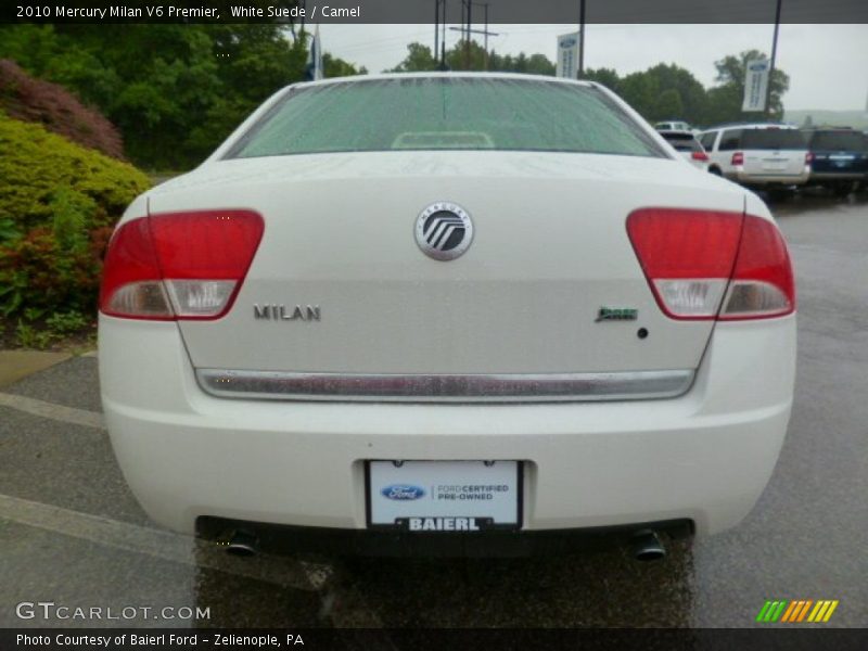 White Suede / Camel 2010 Mercury Milan V6 Premier