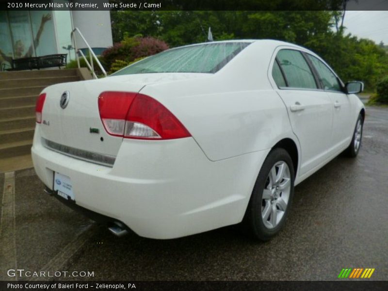 White Suede / Camel 2010 Mercury Milan V6 Premier