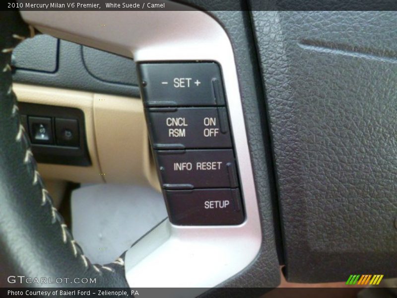 White Suede / Camel 2010 Mercury Milan V6 Premier