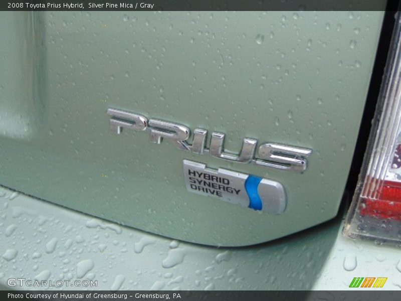 Silver Pine Mica / Gray 2008 Toyota Prius Hybrid