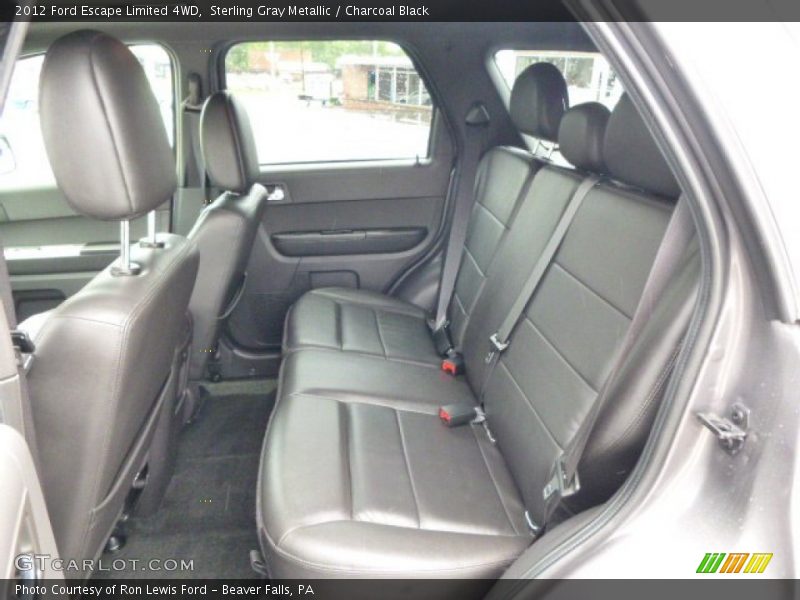 Rear Seat of 2012 Escape Limited 4WD