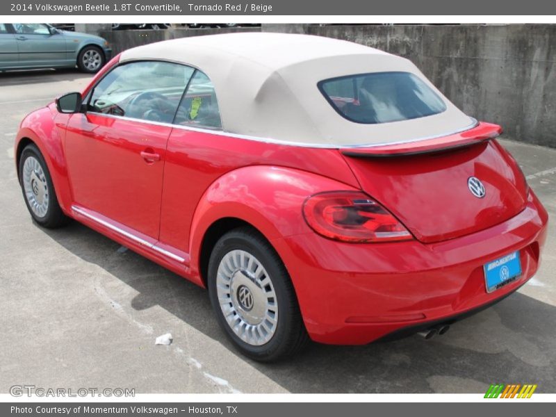 Tornado Red / Beige 2014 Volkswagen Beetle 1.8T Convertible