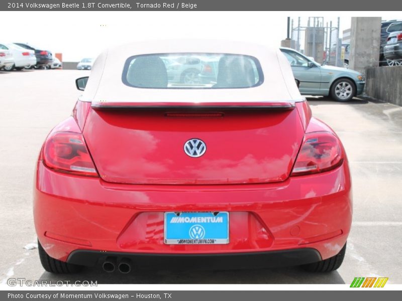 Tornado Red / Beige 2014 Volkswagen Beetle 1.8T Convertible