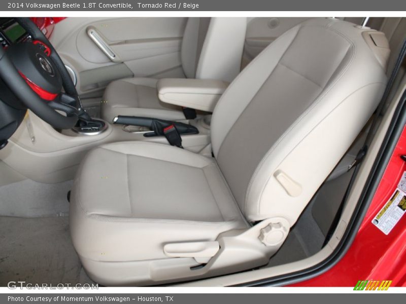 Tornado Red / Beige 2014 Volkswagen Beetle 1.8T Convertible
