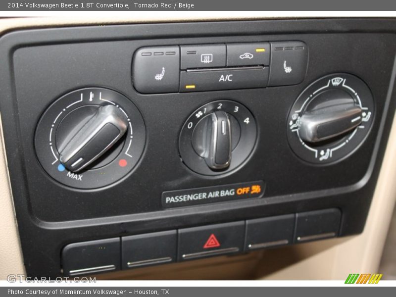 Tornado Red / Beige 2014 Volkswagen Beetle 1.8T Convertible