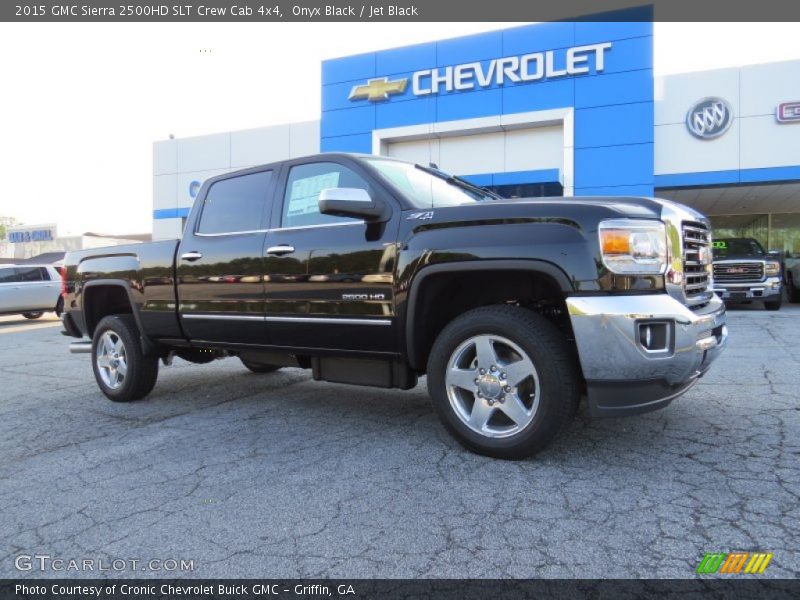 Onyx Black / Jet Black 2015 GMC Sierra 2500HD SLT Crew Cab 4x4