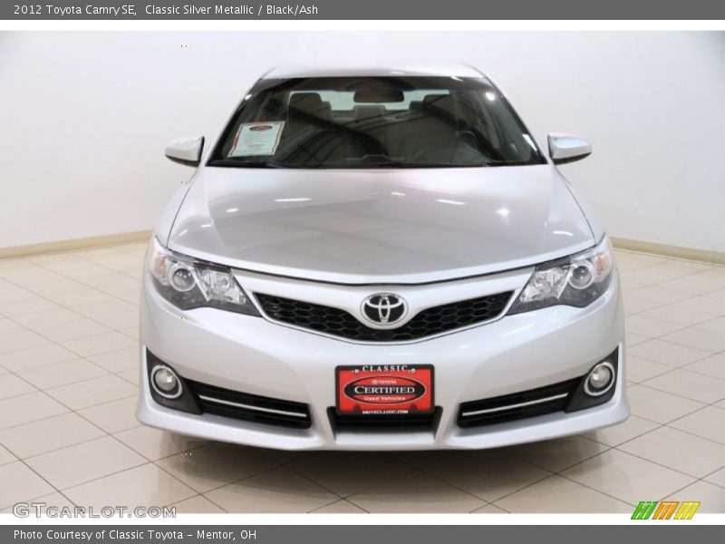 Classic Silver Metallic / Black/Ash 2012 Toyota Camry SE