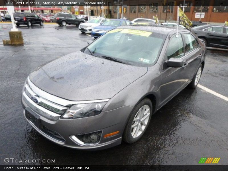 Sterling Grey Metallic / Charcoal Black 2012 Ford Fusion SEL