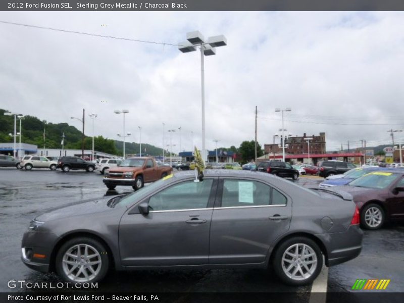 Sterling Grey Metallic / Charcoal Black 2012 Ford Fusion SEL