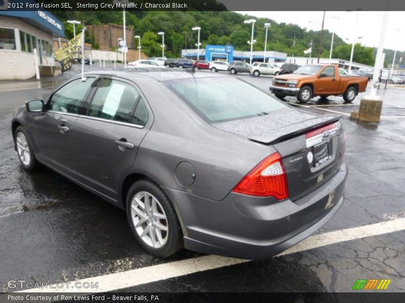 Sterling Grey Metallic / Charcoal Black 2012 Ford Fusion SEL