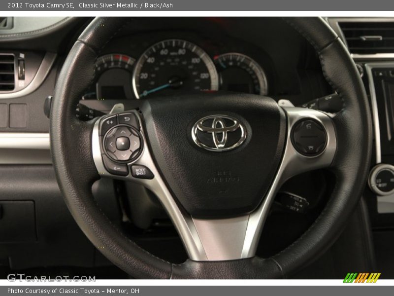 Classic Silver Metallic / Black/Ash 2012 Toyota Camry SE