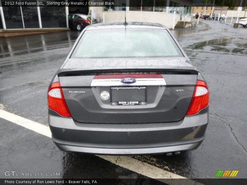 Sterling Grey Metallic / Charcoal Black 2012 Ford Fusion SEL