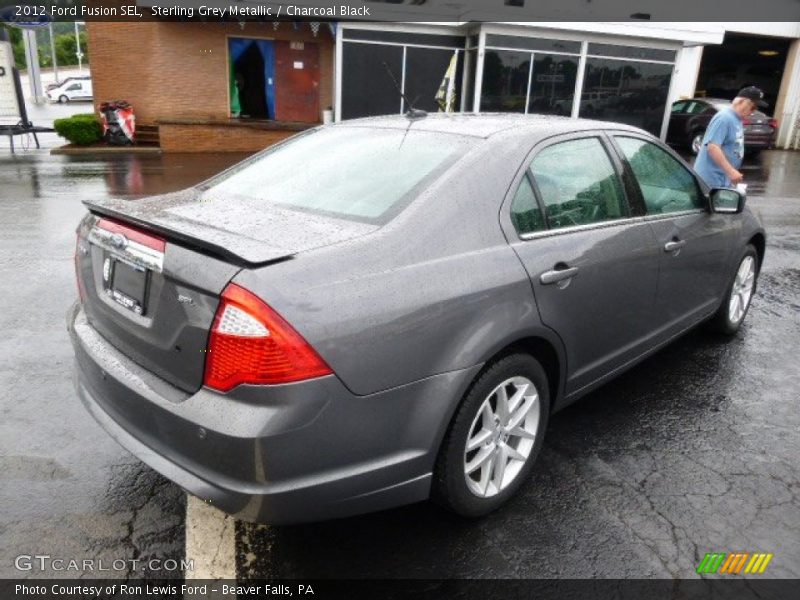 Sterling Grey Metallic / Charcoal Black 2012 Ford Fusion SEL