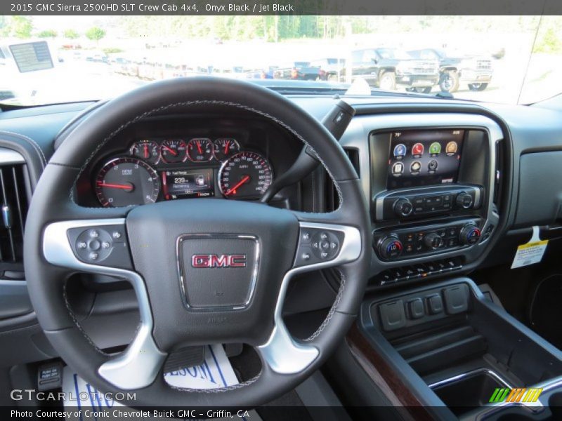 2015 Sierra 2500HD SLT Crew Cab 4x4 Steering Wheel