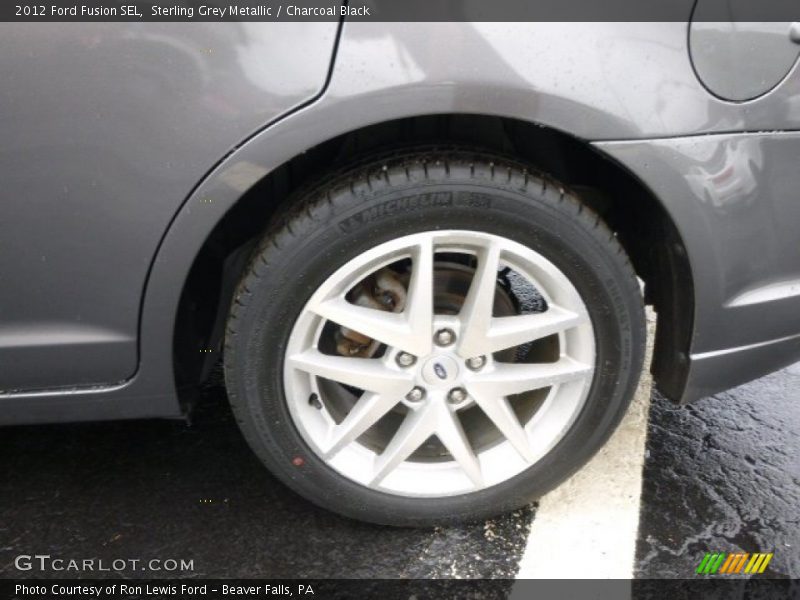Sterling Grey Metallic / Charcoal Black 2012 Ford Fusion SEL