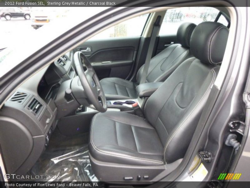 Sterling Grey Metallic / Charcoal Black 2012 Ford Fusion SEL