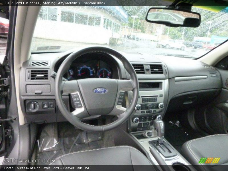 Sterling Grey Metallic / Charcoal Black 2012 Ford Fusion SEL