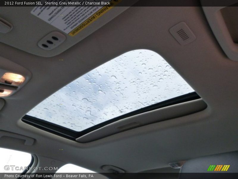 Sterling Grey Metallic / Charcoal Black 2012 Ford Fusion SEL