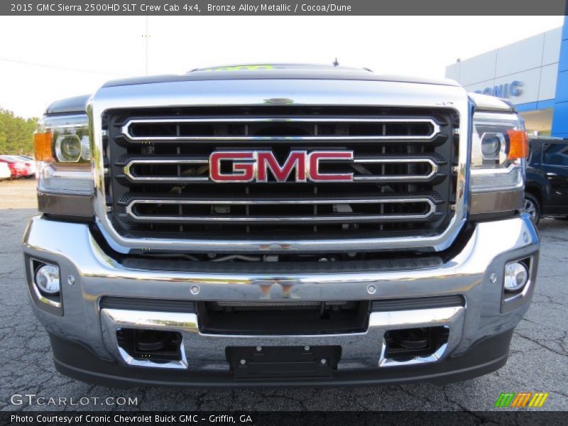 Bronze Alloy Metallic / Cocoa/Dune 2015 GMC Sierra 2500HD SLT Crew Cab 4x4