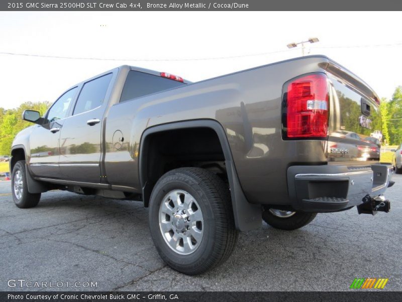 Bronze Alloy Metallic / Cocoa/Dune 2015 GMC Sierra 2500HD SLT Crew Cab 4x4