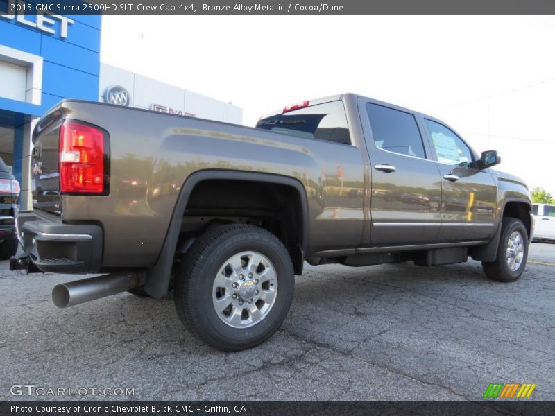 Bronze Alloy Metallic / Cocoa/Dune 2015 GMC Sierra 2500HD SLT Crew Cab 4x4