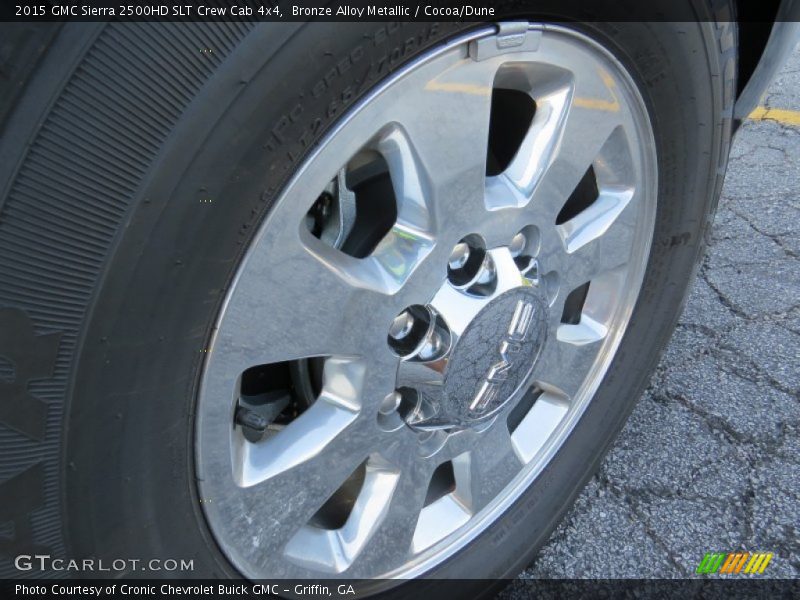 Bronze Alloy Metallic / Cocoa/Dune 2015 GMC Sierra 2500HD SLT Crew Cab 4x4