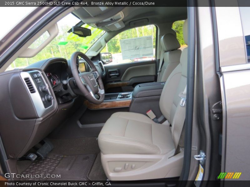 Bronze Alloy Metallic / Cocoa/Dune 2015 GMC Sierra 2500HD SLT Crew Cab 4x4