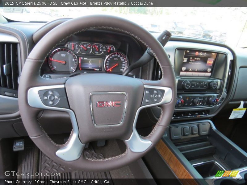 2015 Sierra 2500HD SLT Crew Cab 4x4 Steering Wheel