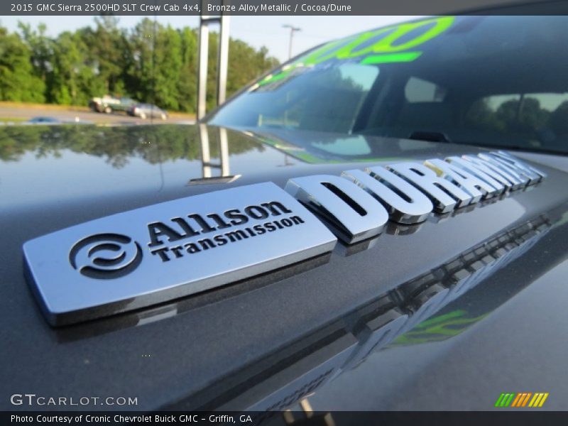 Bronze Alloy Metallic / Cocoa/Dune 2015 GMC Sierra 2500HD SLT Crew Cab 4x4