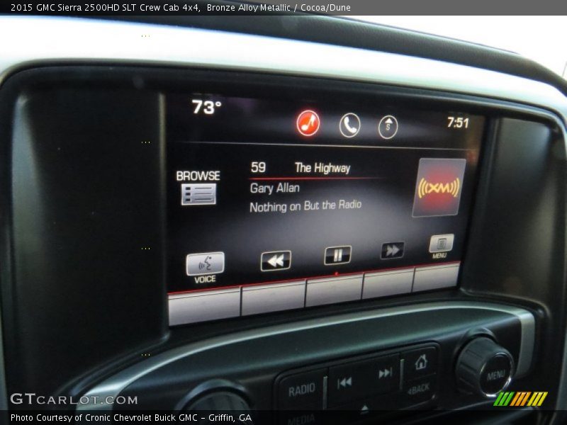 Bronze Alloy Metallic / Cocoa/Dune 2015 GMC Sierra 2500HD SLT Crew Cab 4x4