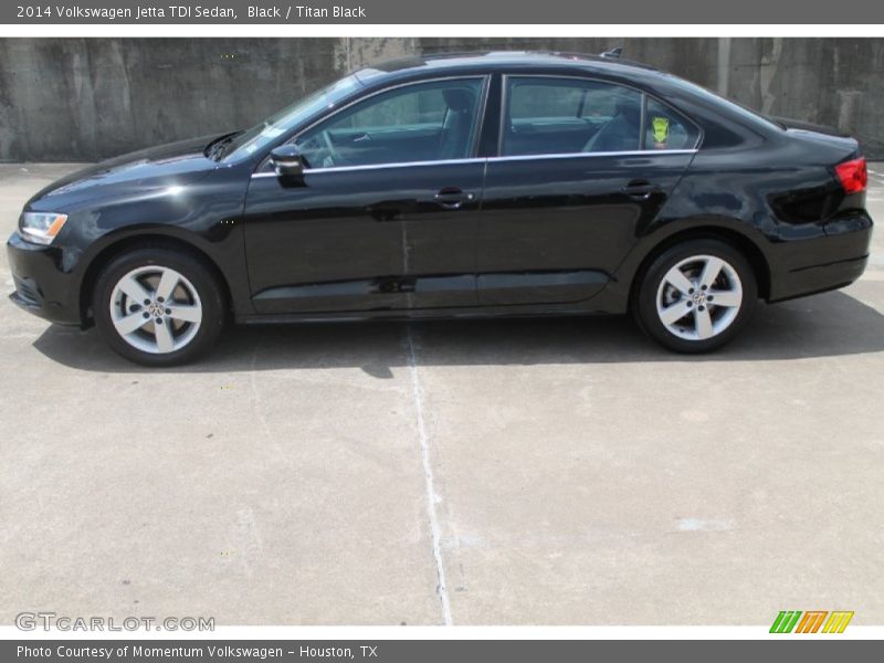 Black / Titan Black 2014 Volkswagen Jetta TDI Sedan