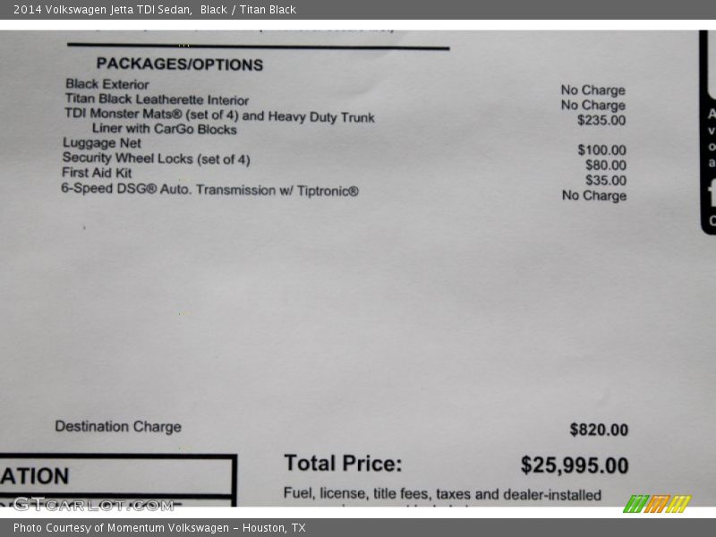 Black / Titan Black 2014 Volkswagen Jetta TDI Sedan