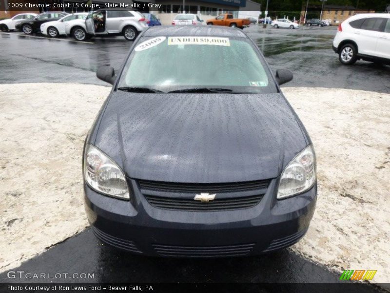 Slate Metallic / Gray 2009 Chevrolet Cobalt LS Coupe