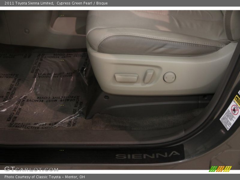 Cypress Green Pearl / Bisque 2011 Toyota Sienna Limited